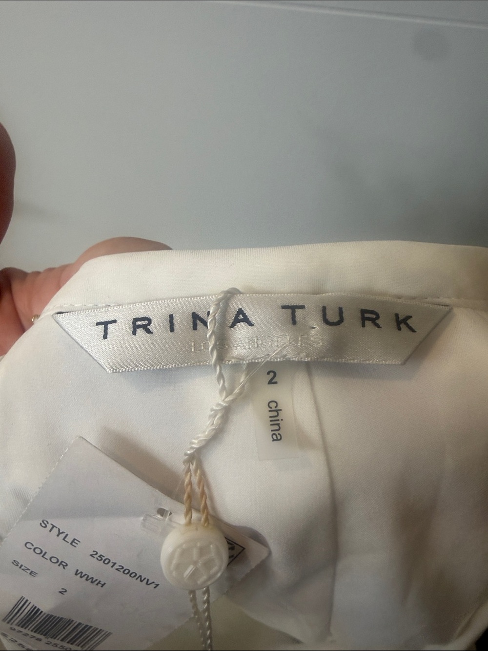 Trina Turk White Lace Midi Two-Piece Dress Set - Picture 4 of 5